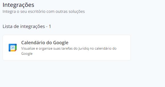 Integrações
