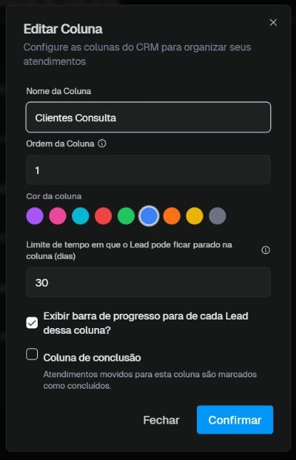 Edição real de coluna, incluindo a configuração de conclusão